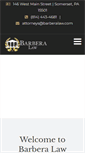 Mobile Screenshot of barberalaw.com