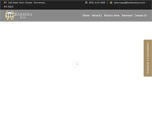 Tablet Screenshot of barberalaw.com